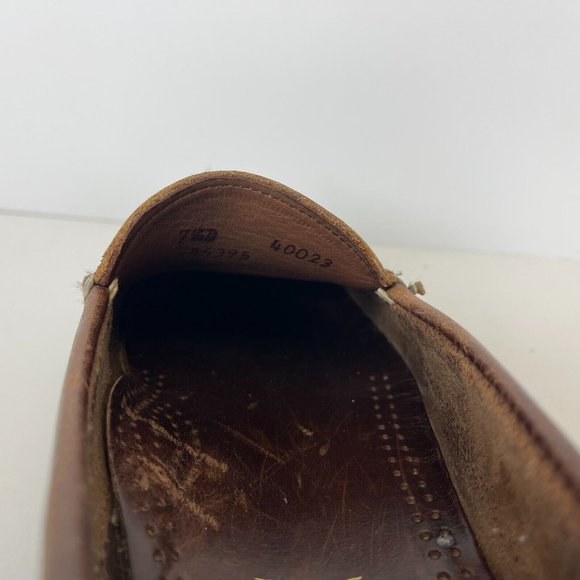 Allen Edmonds Boulder Slip On Loafers Leather Browne Mens Size 7.5 main image 5